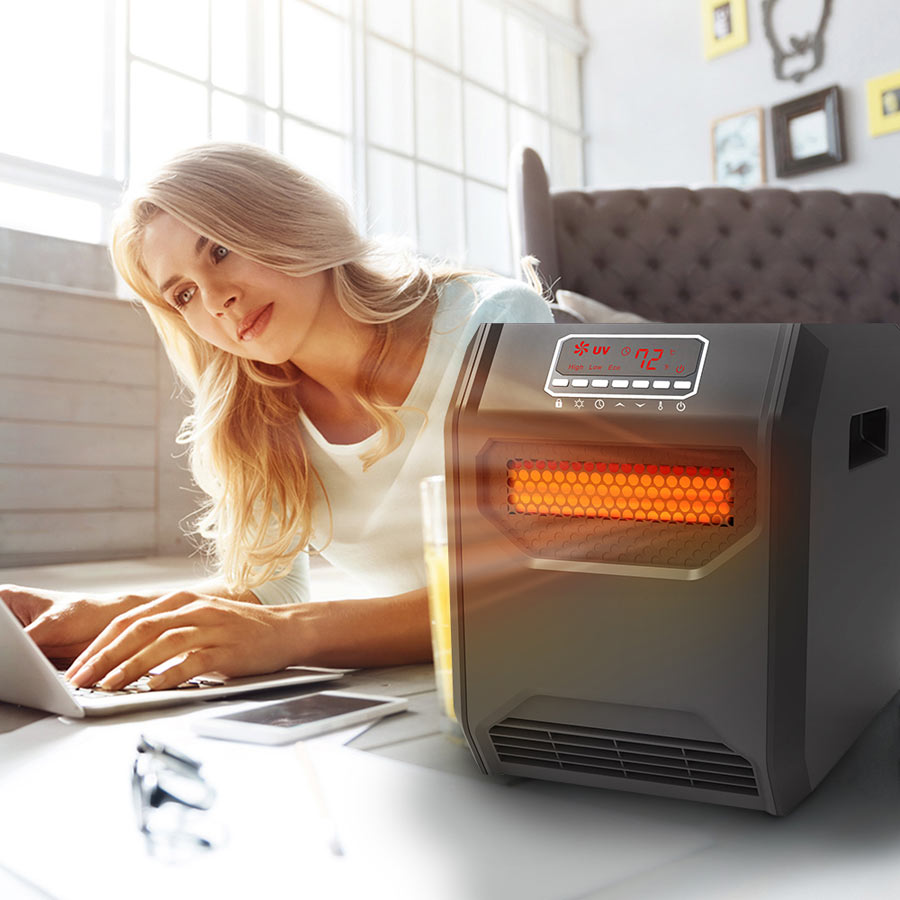 Lifesmart 1500W Personal Ceramic Heater with Fan